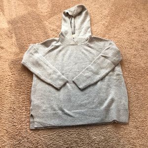 Loft Hooded Grey Sweater